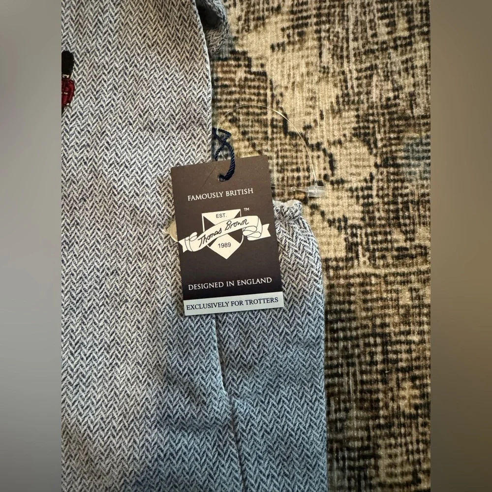 Trotters Thomas Brown Guardsman Baby Alfie Bib Shorts - Picture 5 of 6